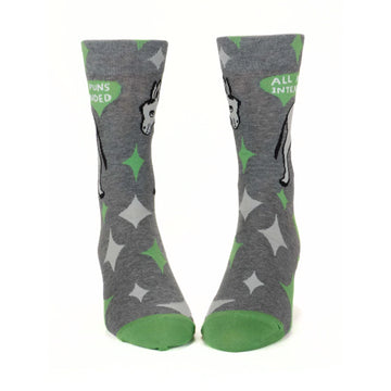 All Puns Intended M-Crew Socks